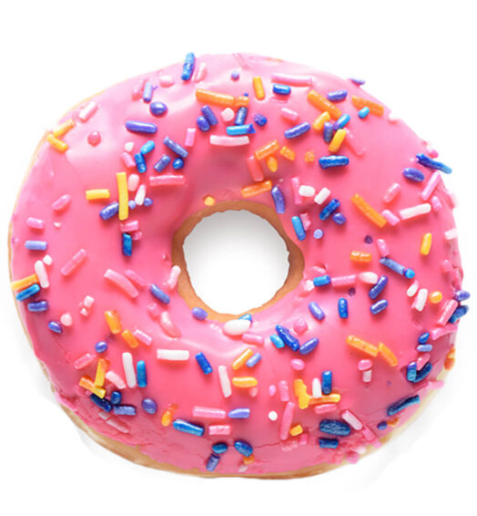 Strawberry donuts