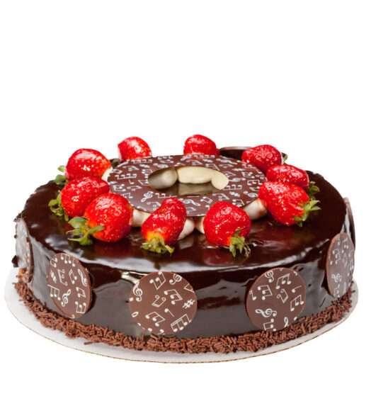 Chocolate strawberry cake
