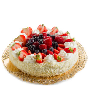 Cherry strawberry cake